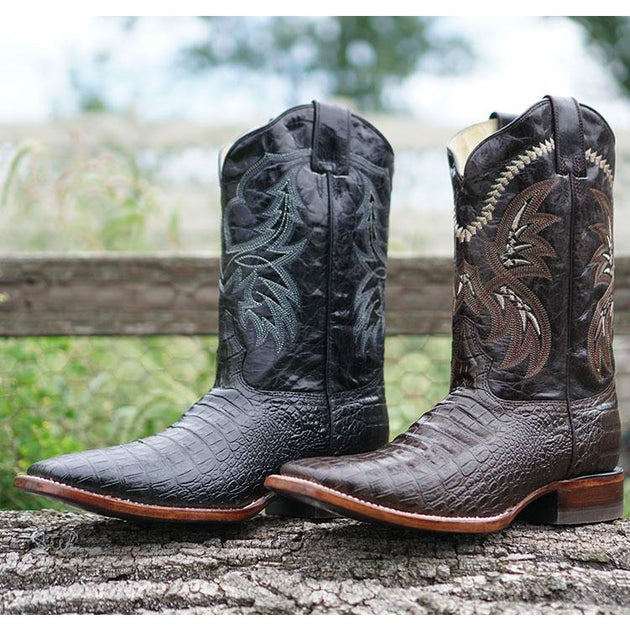 Men's Alligator Skin Cowboy Boots - American Gator Boot