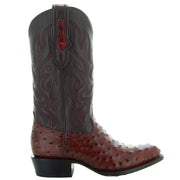 Men's Ostrich Print Cowboy Boots (H7002)