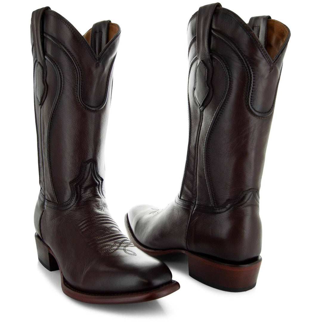 Brown Square Toe Cowboy Boots Men s Dress Boots H9002 Soto Boots