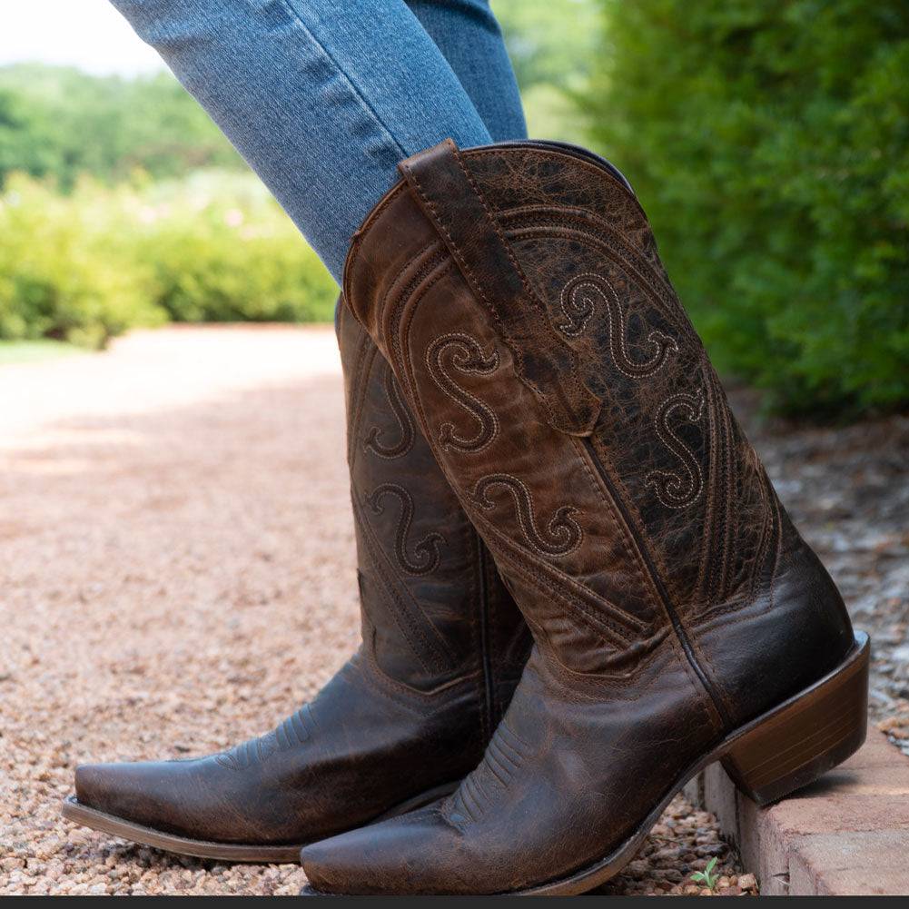 Genuine cowgirl boots best sale