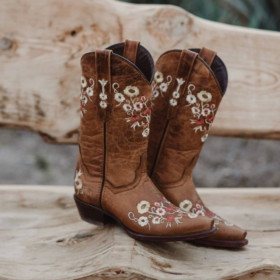 Women s Snipped Toe Western Boots Floral Showstopper Cowgirl Boots M50044 Soto Boots