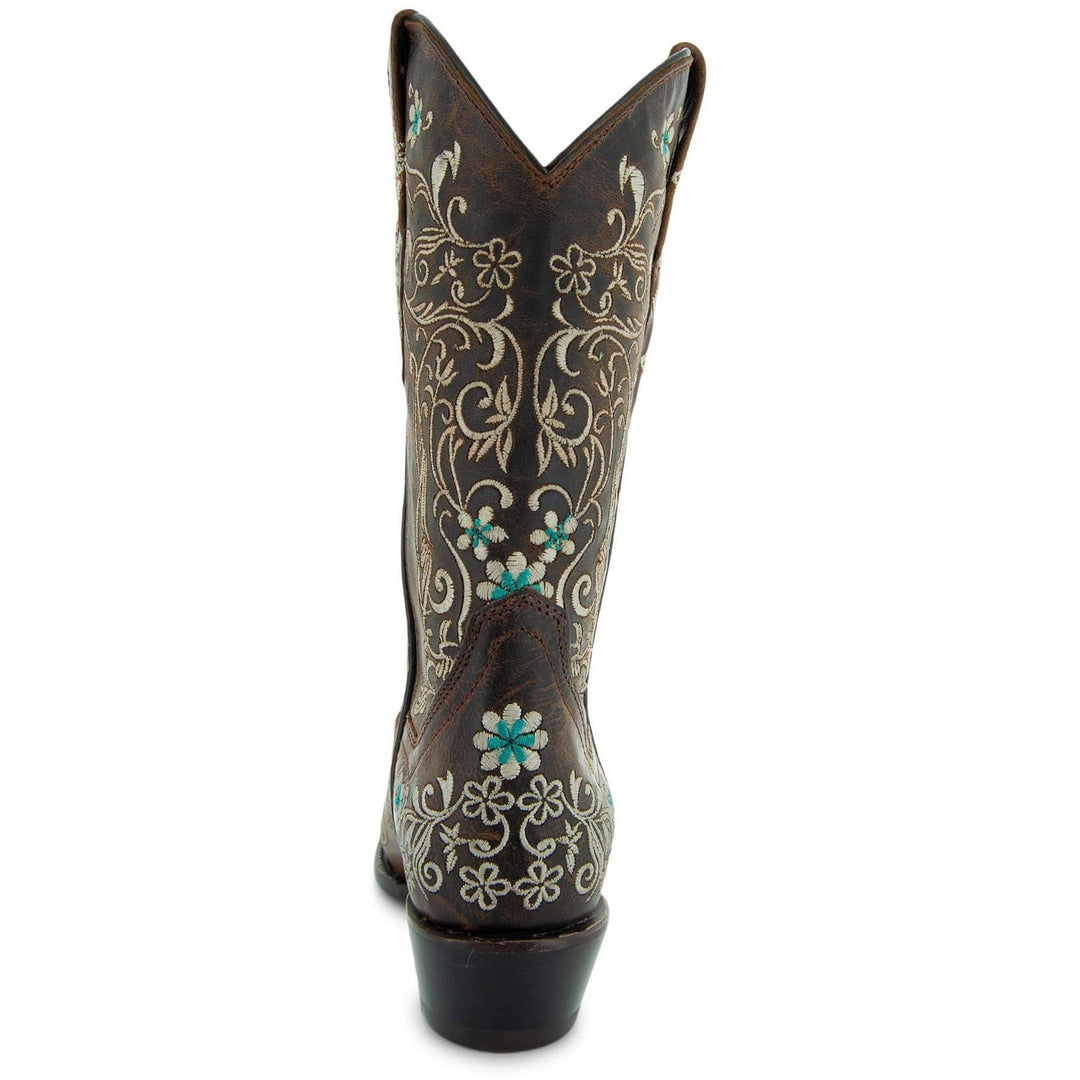 Dahlia Women s Vintage Floral Embroidered Cowgirl Boots M50042 Soto Boots